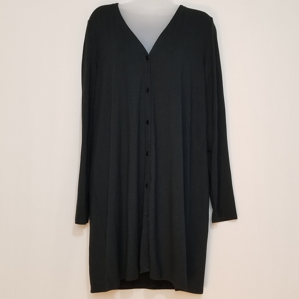 Medium J. Jill button up long sleeve shirt/dress 216